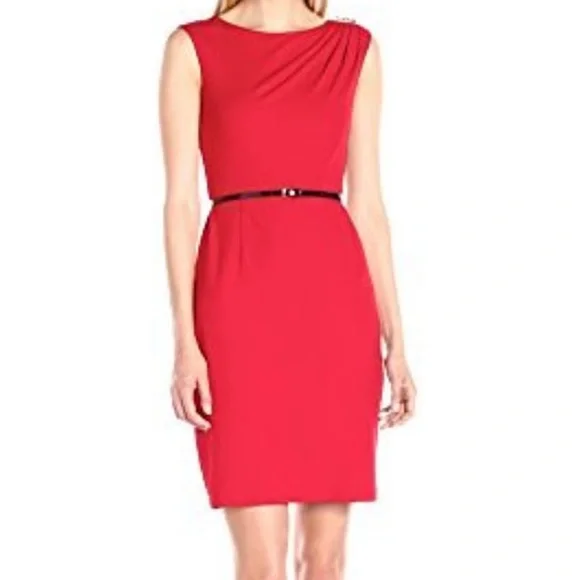 open lace back dress Farm Rio Red Garden Delight Long Sleeve Midi Dress, Garden Delight Red / Xs main image 1